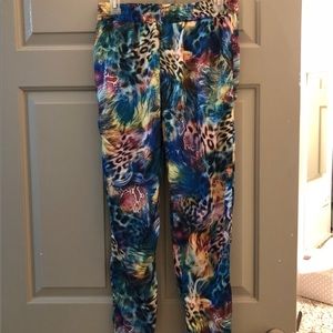 Leopard Floral Joggers Pants